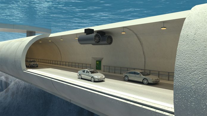 Норвегия строит первый в мире подводный плавучий туннель