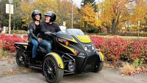 Prototypes Arcimoto Roadster, l'ultime tricycle de route électrique à ciel ouvert